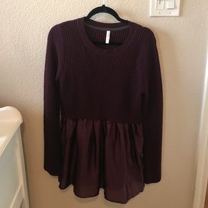 Target maroon sweater top